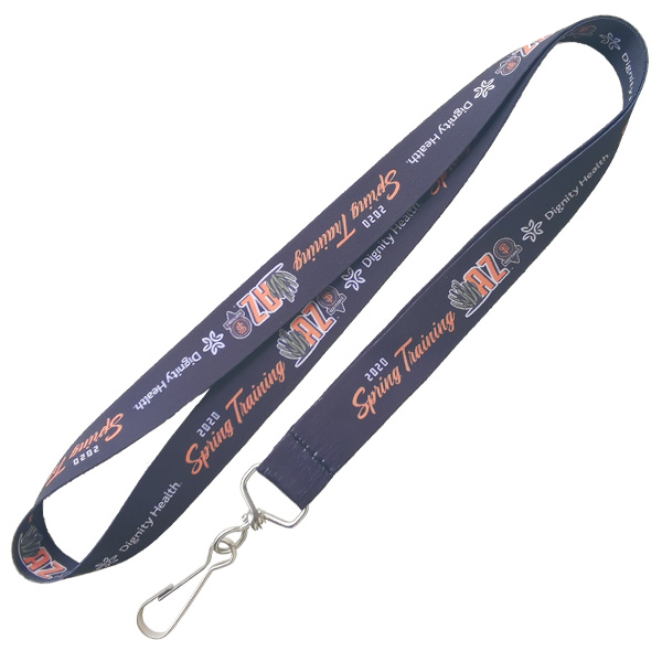 Dye Sublimation Printing Polyester Lanyards with J Hook
