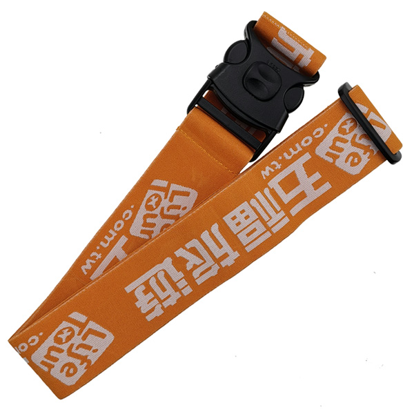 Jacquard woven elastic personalized luggage straps 