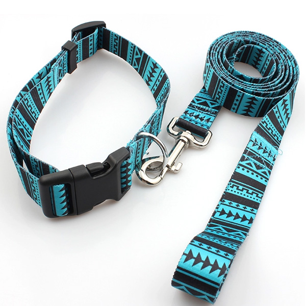 Sublimation pet dog collar and leash